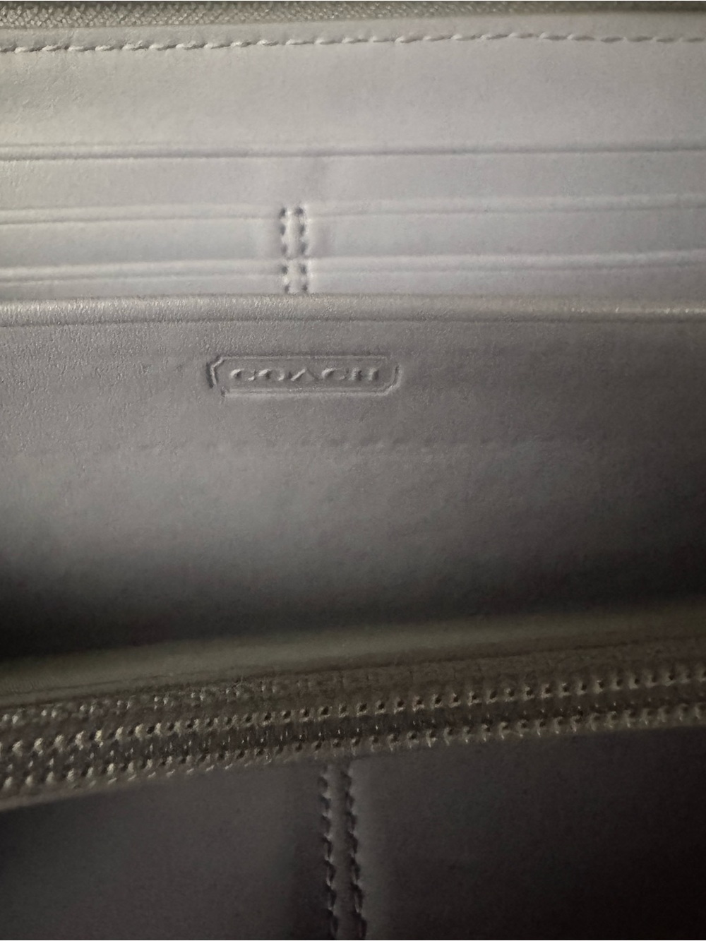 Coach Signature Canvas Wallet - Picture 7 of 8